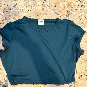 Gymshark Women's Blue Crop Top
